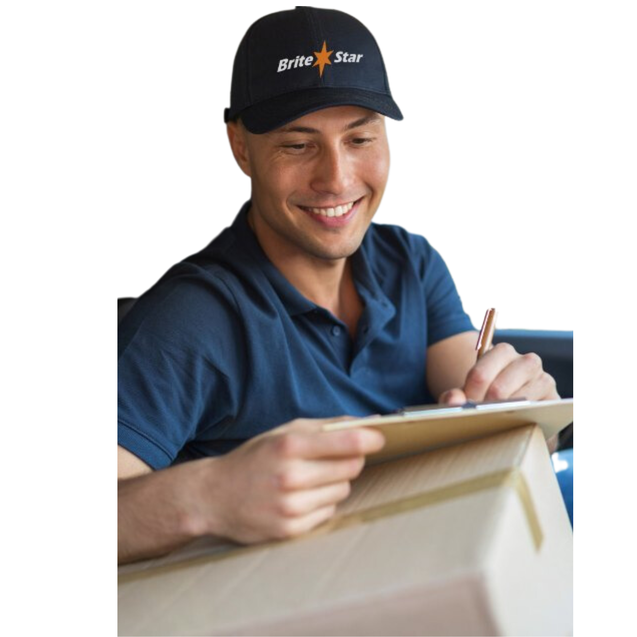 BriteStar-employee-delivering-package