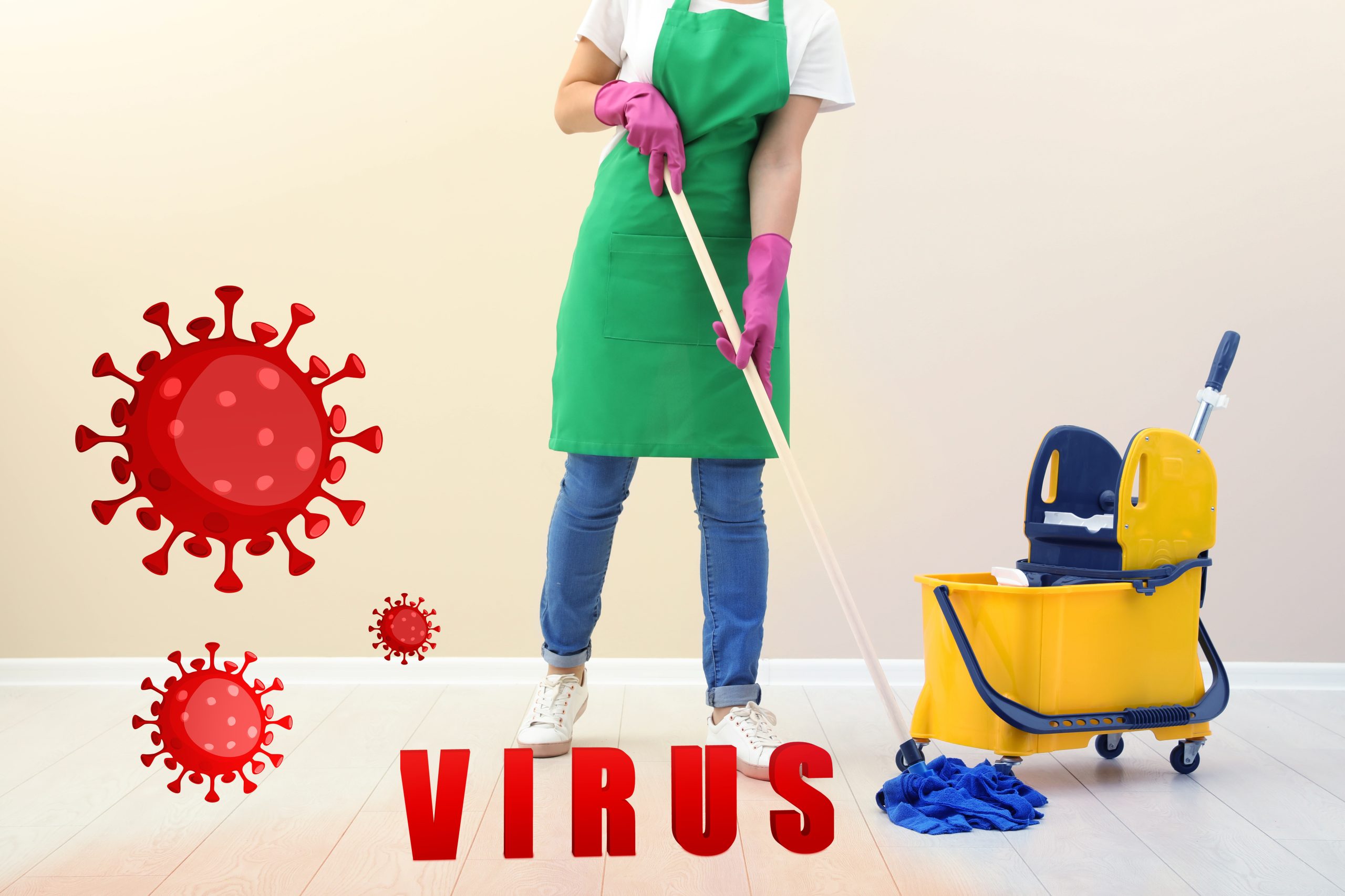 Cleaning-vs-viruses.-Woman-washing-floor-with-mop-and-disinfecting-solution